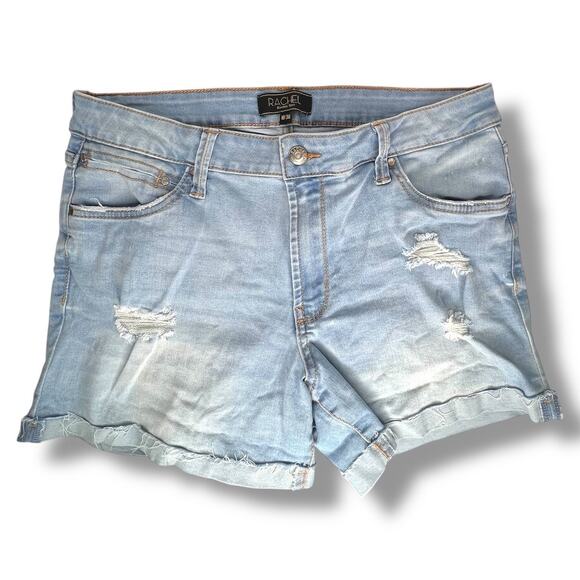 RACHEL Rachel Roy Pants - Rachel Rachel Roy Elevate Distressed Denim Jean Shorts Size 10